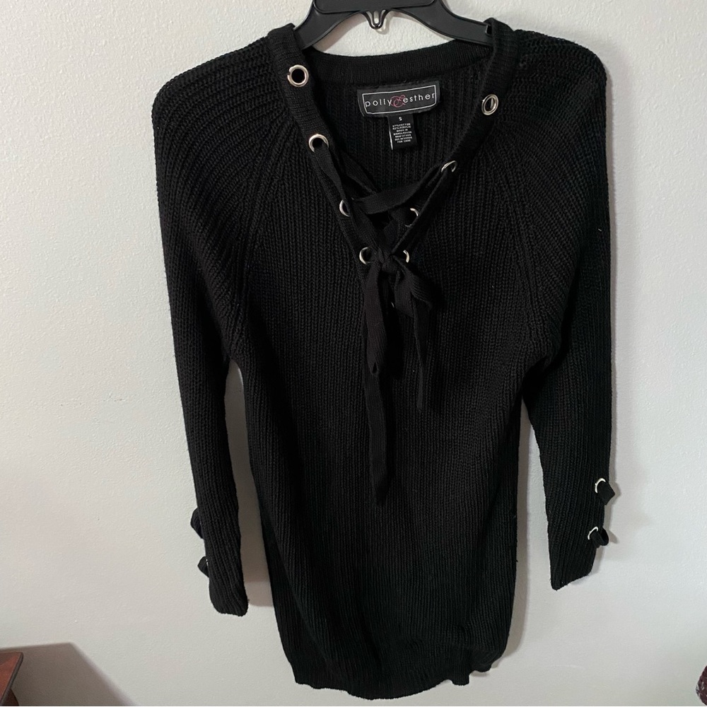 Hot Topic Black Sweater Dress